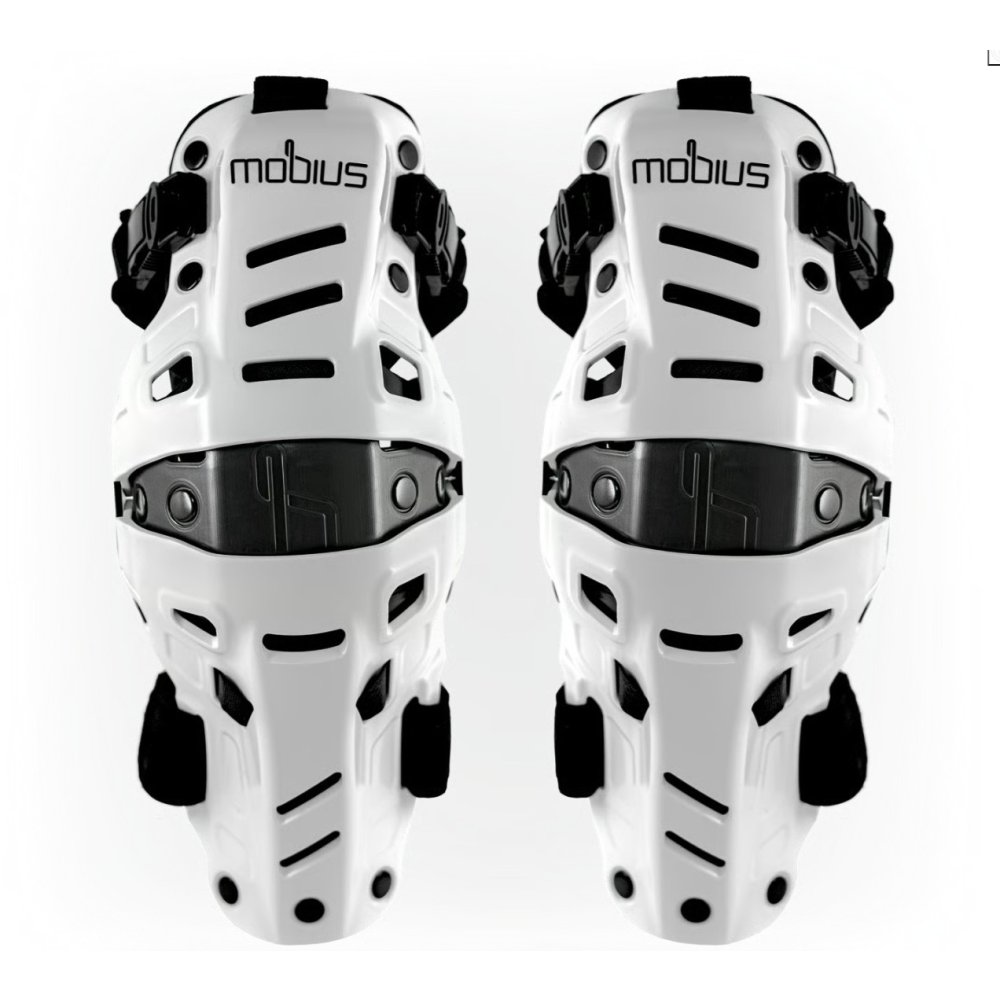 kolenní ortézy X8H HYBRID sada L/P, MOBIUS - USA (bílá/černá)