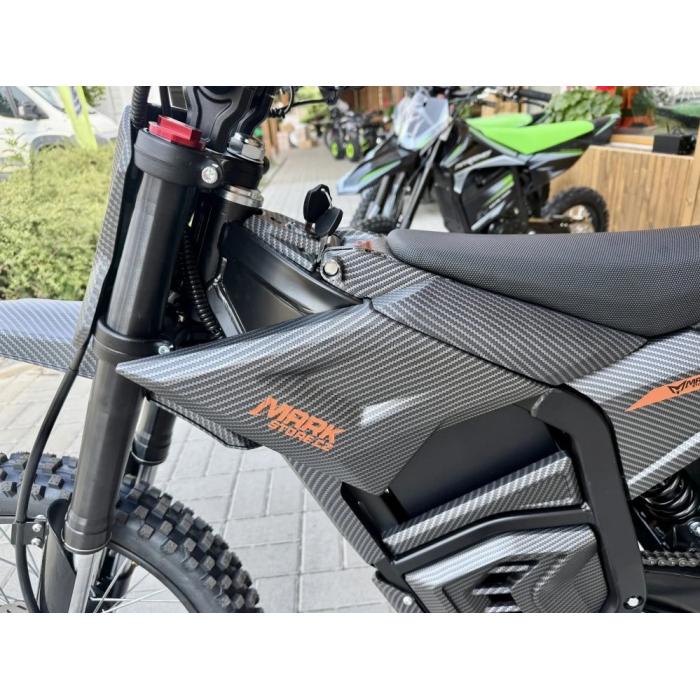 elektrická motorka Markstore M5 4500W kola 14/12 carbon