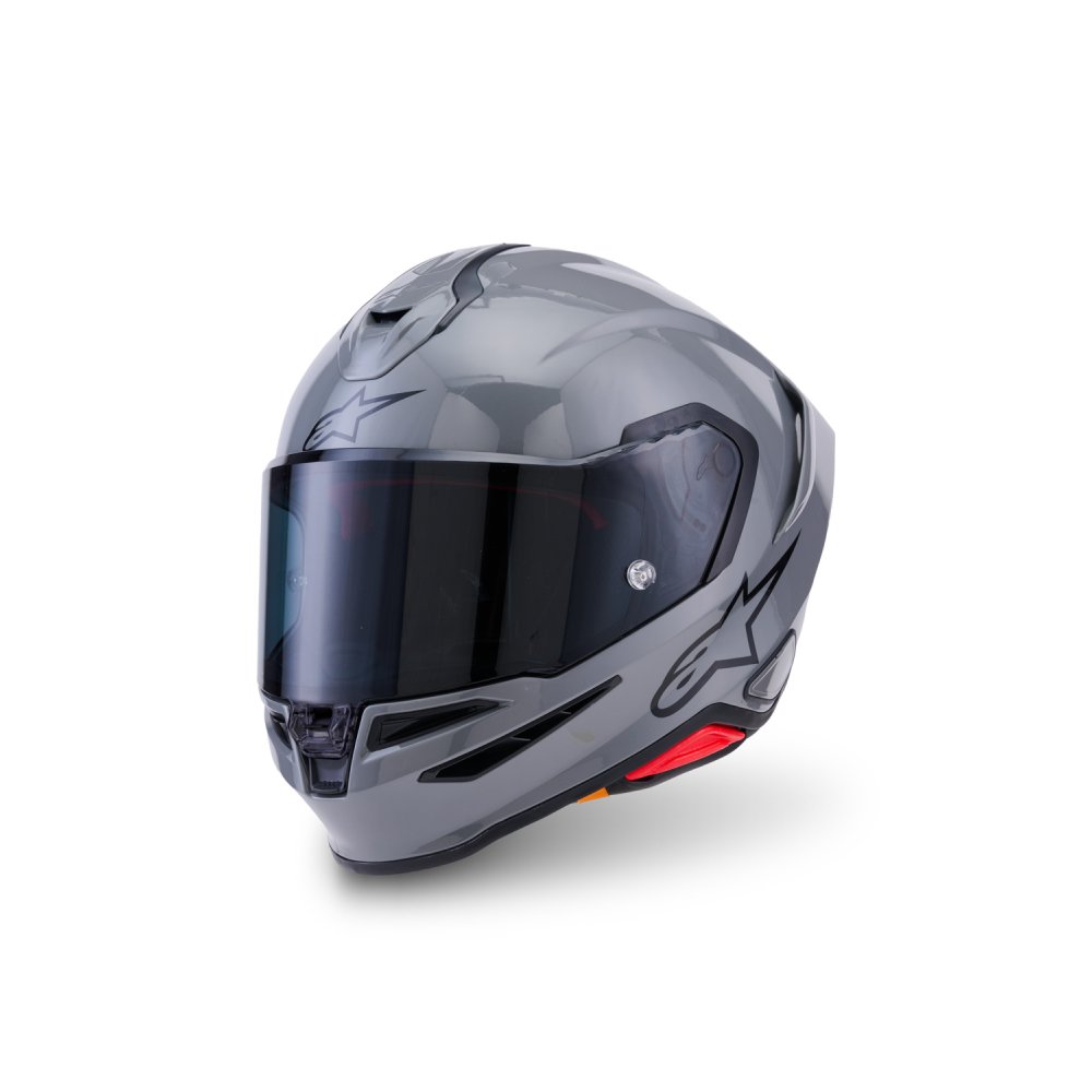 přilba S-R7 SOLID, ALPINESTARS (šedá) 2026