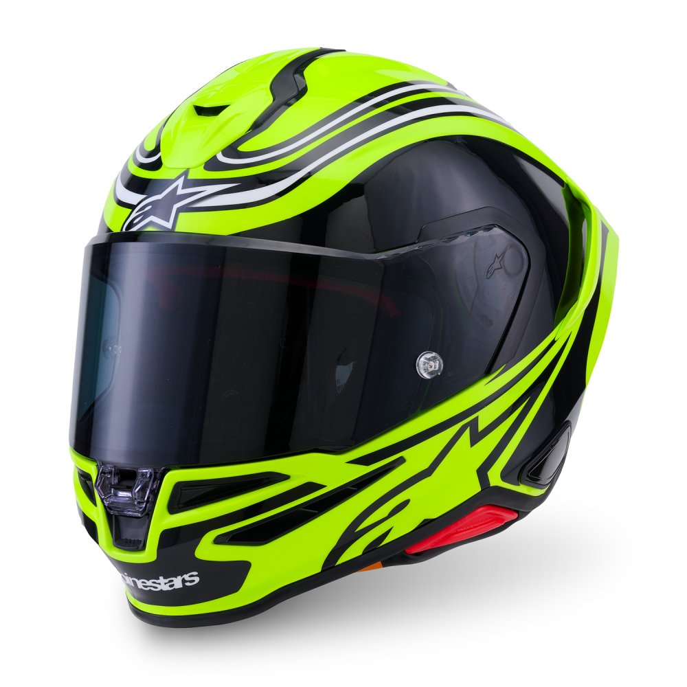 přilba S-R7 ZEAL, ALPINESTARS (žlutá fluo/černá/bílá) 2027