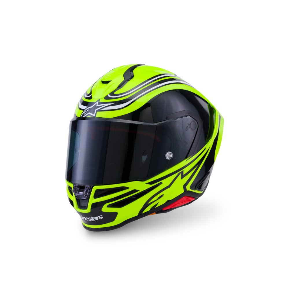 přilba S-R7 ZEAL, ALPINESTARS (žlutá fluo/černá/bílá) 2026