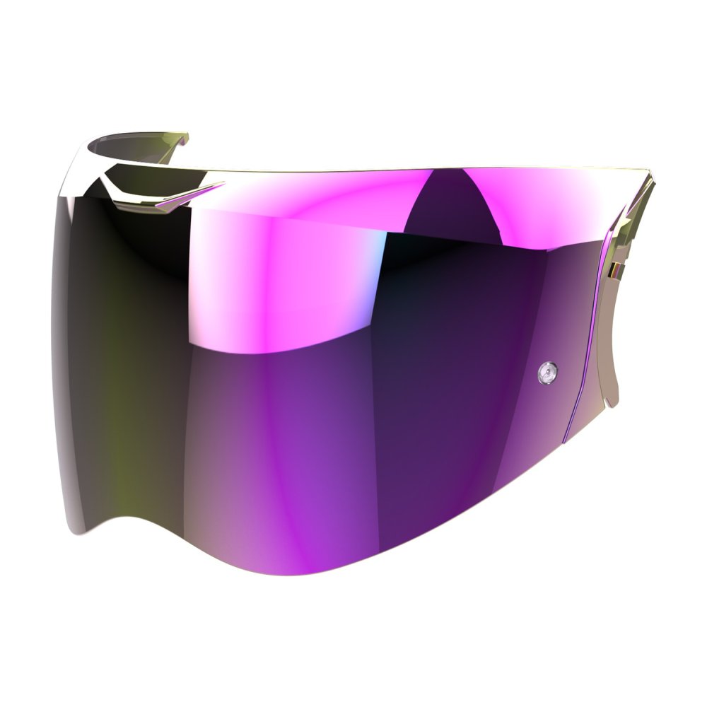 plexi pro přilbu MATHISSE 2, AIROH (iridiové zrcadlové, vel. XS - S)