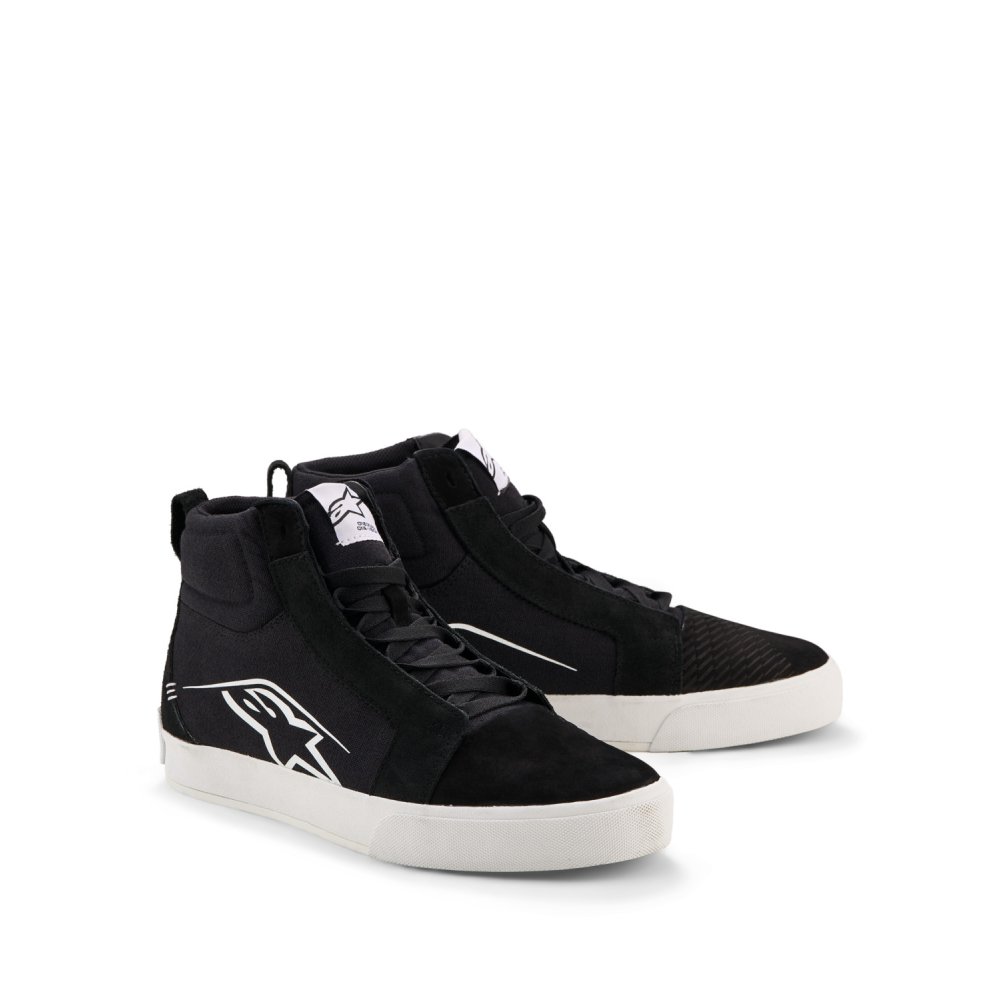 boty RIDE-63 CANVAS, ALPINESTARS (černá/bílá) 2026
