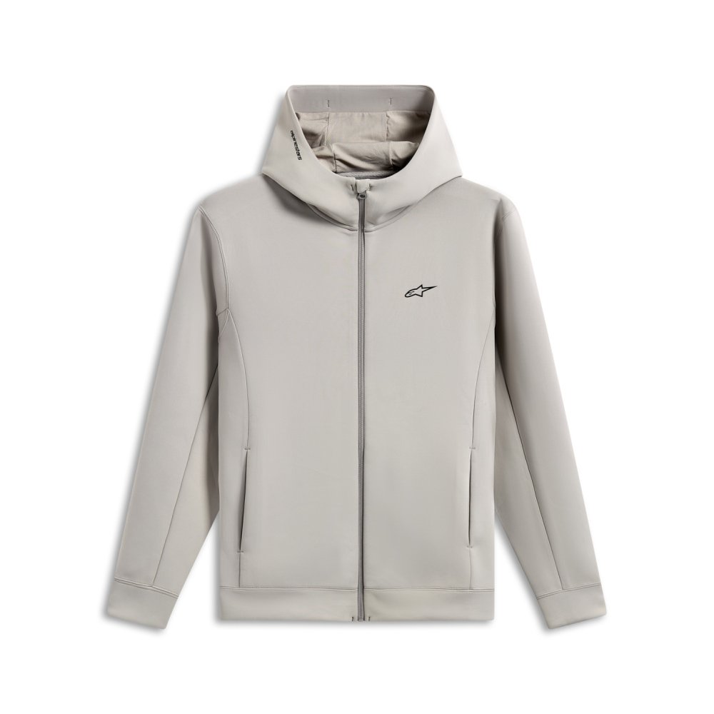 mikina CYPHER HOODIE, ALPINESTARS (šedá)