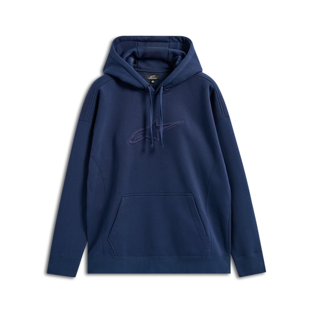 mikina EMERGENT OVERSIZED HOODIE, ALPINESTARS (modrá)