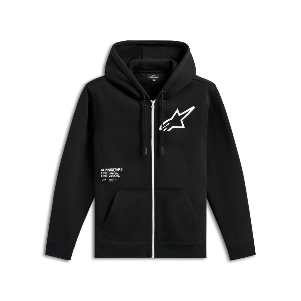 mikina TRANSVERSE HOODIE, ALPINESTARS (černá)
