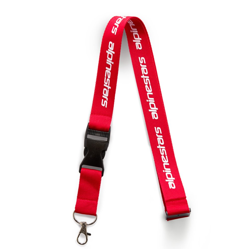 popruh na klíče LINEAR, ALPINESTARS (červená/bílá)