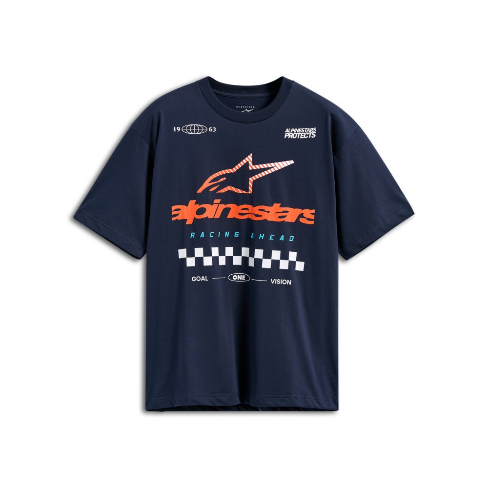 triko APLOMB OVERSIZED CSF, ALPINESTARS (modrá)