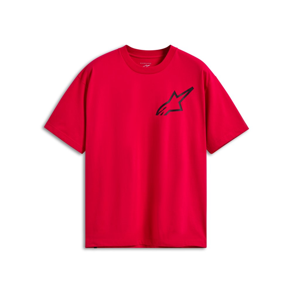 triko ONE OVERSIZED CSF, ALPINESTARS (červená)