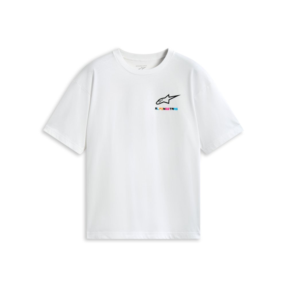 triko WILD OVERSIZED CSF, ALPINESTARS (bílá)
