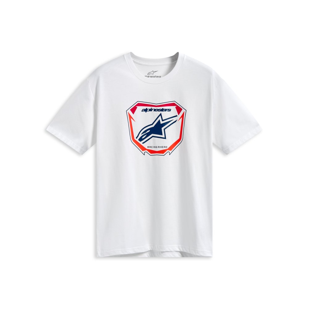 triko PLATE CSF, ALPINESTARS (bílá)