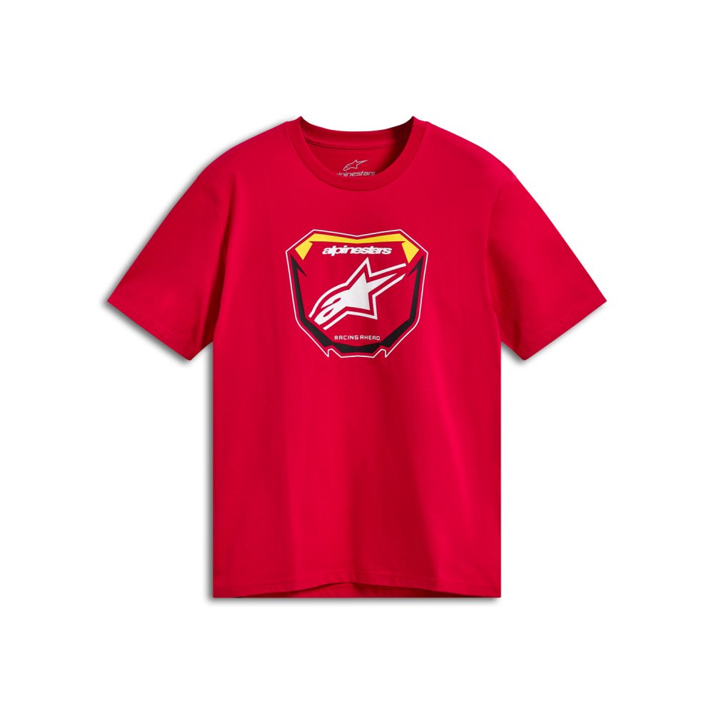 triko PLATE CSF, ALPINESTARS (červená)
