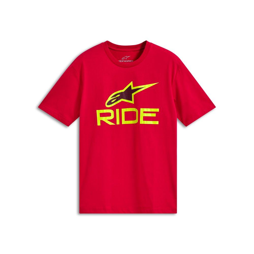 triko RIDE 4.0 CSF, ALPINESTARS (červená/žlutá fluo/černá)
