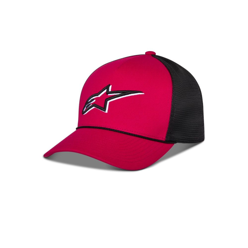 kšiltovka AGELESS SHADOW TRUCKER, ALPINESTARS (červená/černá)