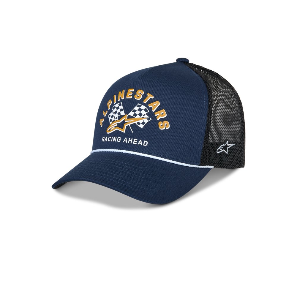 kšiltovka FINISHER TRUCKER, ALPINESTARS (modrá/černá)