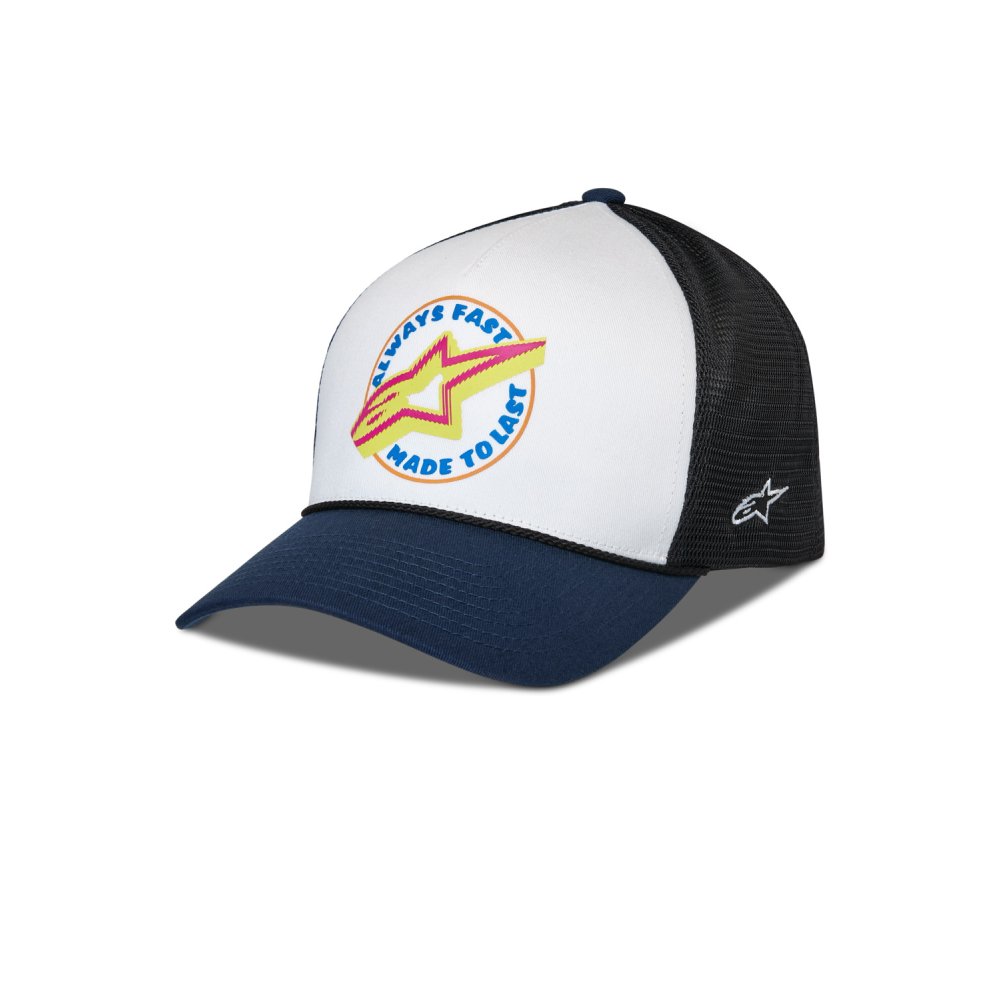 kšiltovka AORBIT TRUCKER, ALPINESTARS (bílá/modrá/černá)