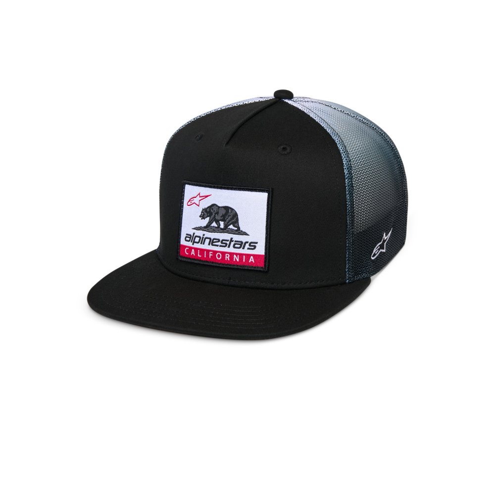 kšiltovka CALI GRADIENT TRUCKER, ALPINESTARS (černá/bílá)