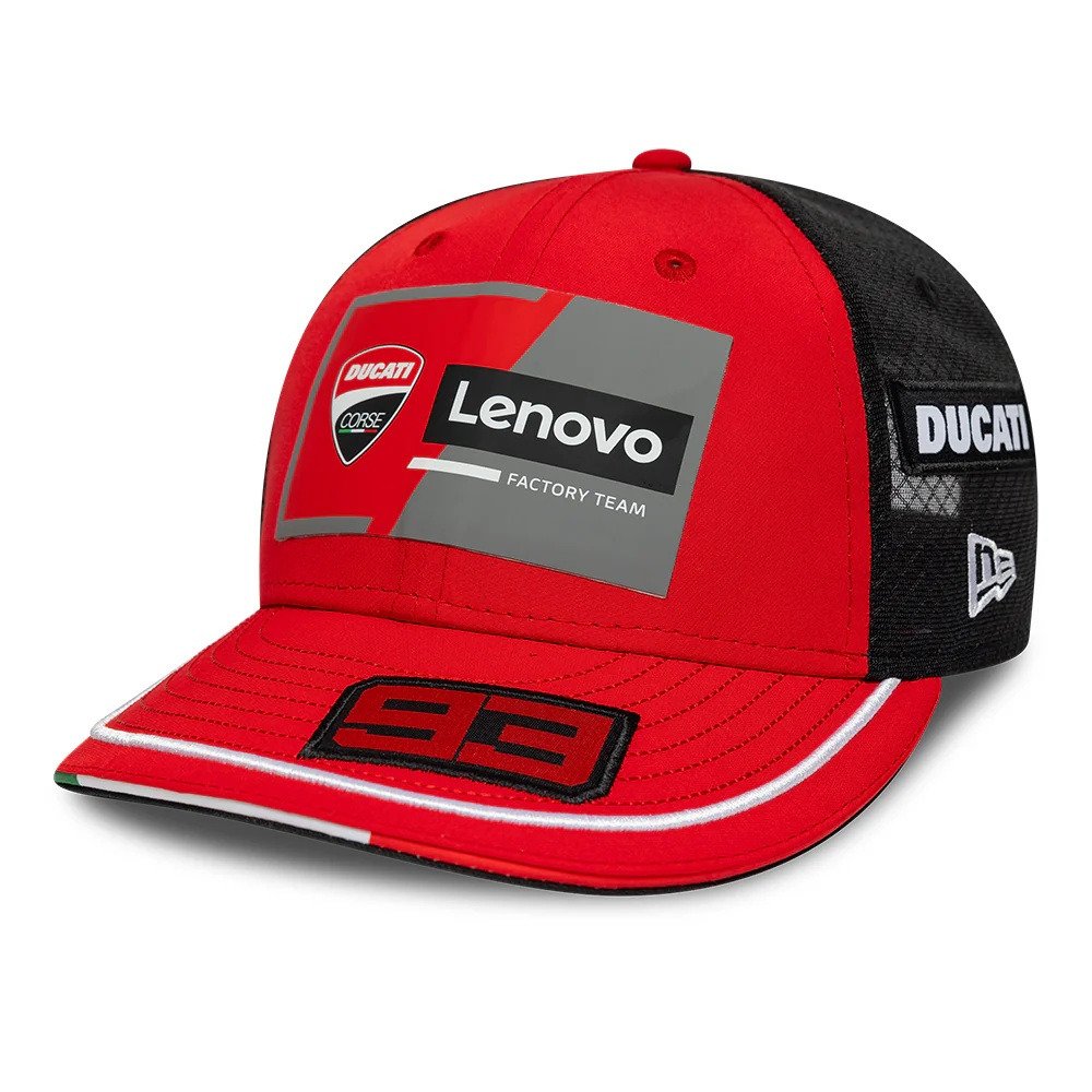 kšiltovka NEW ERA DUCATI Lenovo MARQUEZ 93 (černá, červená)