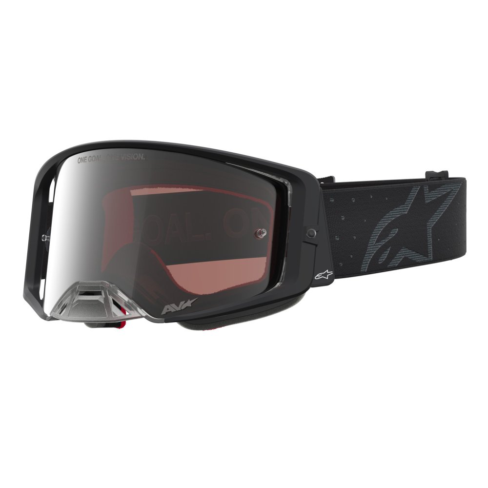 brýle SUPERTECH CLOAK, ALPINESTARS (černá, zrcadlové stříbrné plexi) 2027