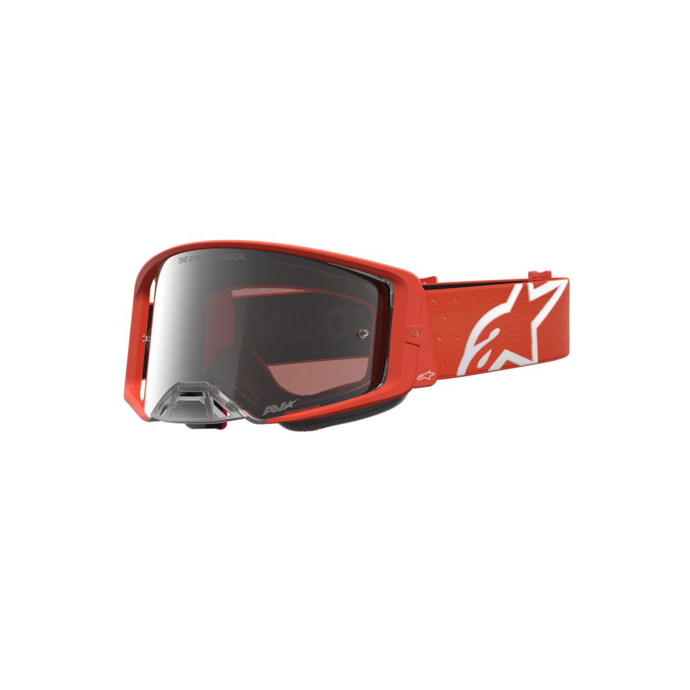 brýle SUPERTECH VESTA, ALPINESTARS (oranžová/stříbrná, zrcadlové stříbrné plexi) 2027
