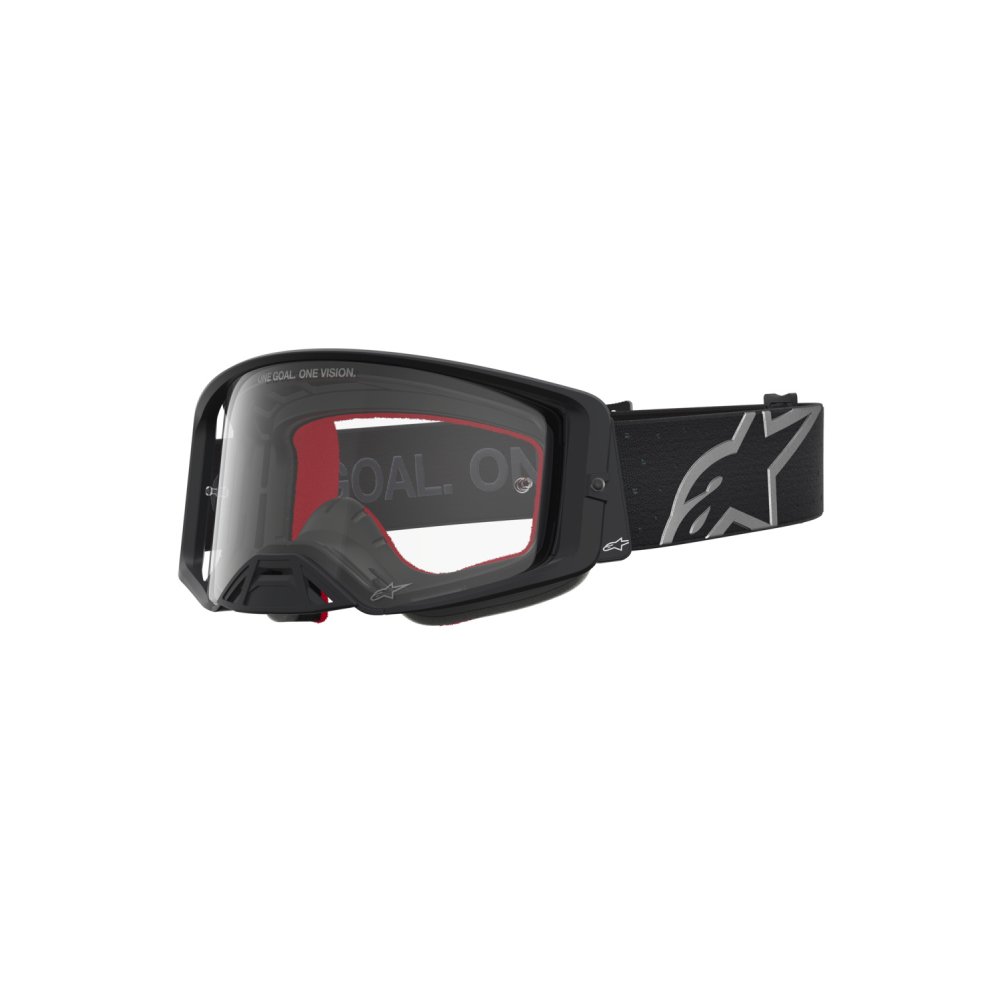 brýle SUPERTECH VESTA, ALPINESTARS (černá matná/stříbrná, čiré plexi) 2027