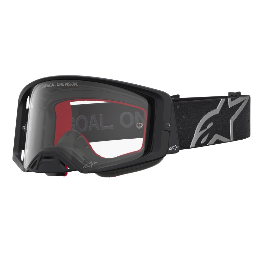 brýle SUPERTECH VESTA, ALPINESTARS (černá matná/stříbrná, čiré plexi) 2027