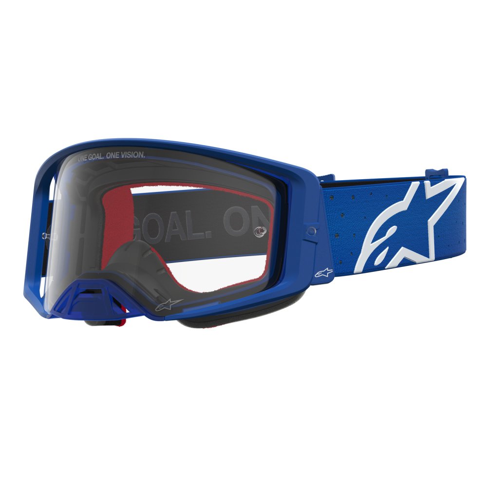 brýle SUPERTECH VESTA, ALPINESTARS (modrá/bílá, čiré plexi) 2027