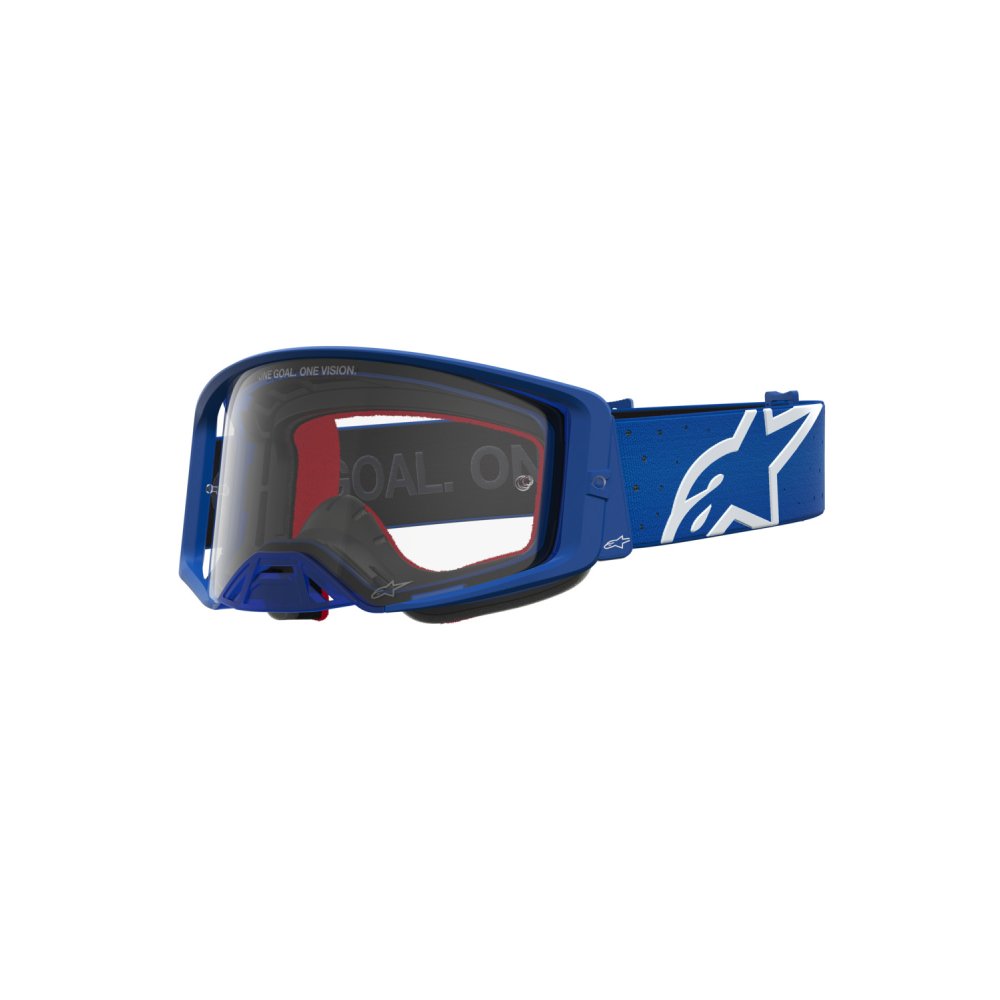 brýle SUPERTECH VESTA, ALPINESTARS (modrá/bílá, čiré plexi) 2027