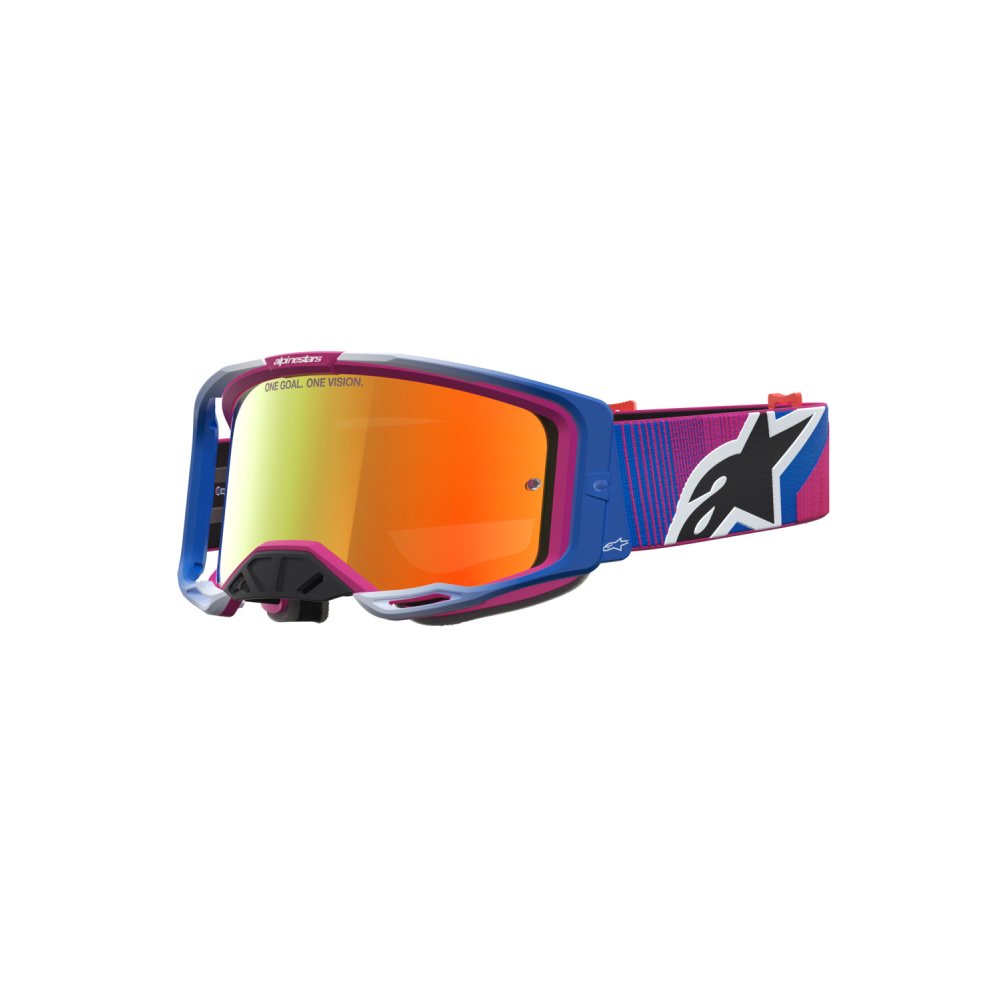 brýle VISION 8 MAVEN, ALPINESTARS (červená/černá, zrcadlové červené plexi) 2027