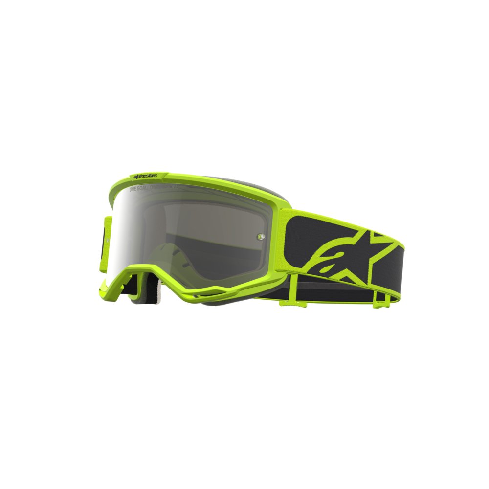brýle VISION 5 RORA, ALPINESTARS (černá/žlutá fluo, zrcadlové stříbrné plexi) 2027