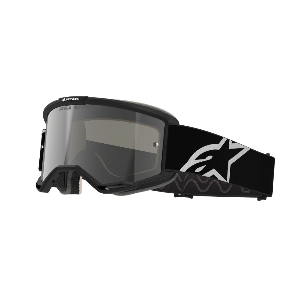 brýle VISION 5 CORP 2, ALPINESTARS (černá/bílá, zrcadlové stříbrné plexi) 2027