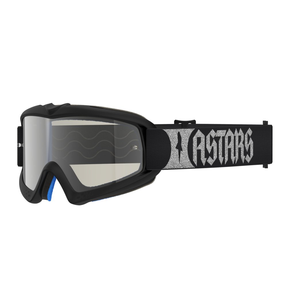 brýle VISION YOUTH ATROX, ALPINESTARS, dětské (černá/stříbrná, zrcadlové stříbrné plexi) 2027