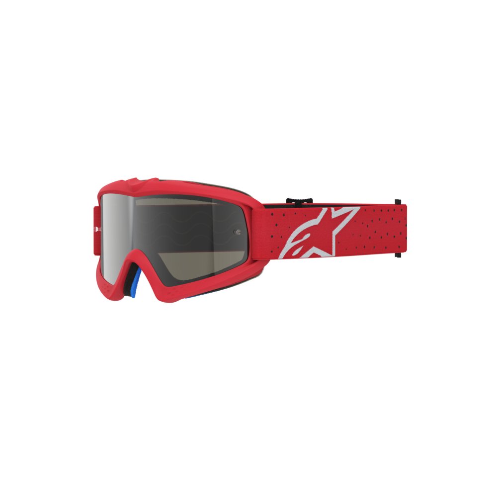 brýle VISION YOUTH VESTA, ALPINESTARS, dětské (červená fluo/chrom, zrcadlové stříbrné plexi) 2027