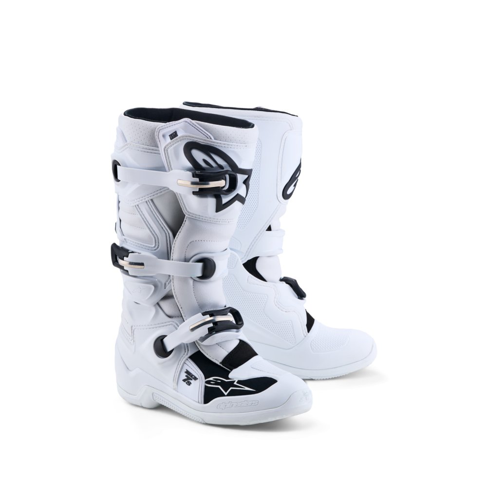boty TECH 7 S, ALPINESTARS, dětské (bílá) 2027