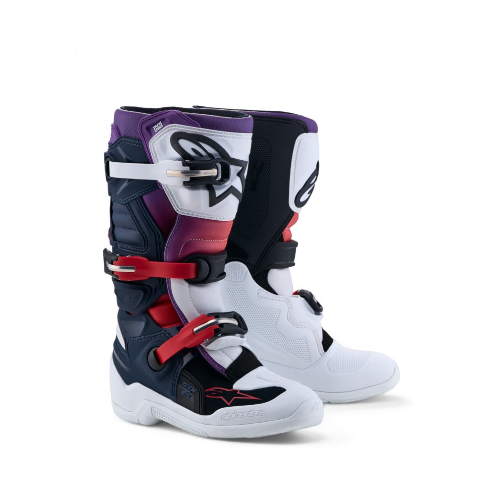 boty TECH 7 S, ALPINESTARS, dětské (tmavě modrá/bílá/černá) 2027