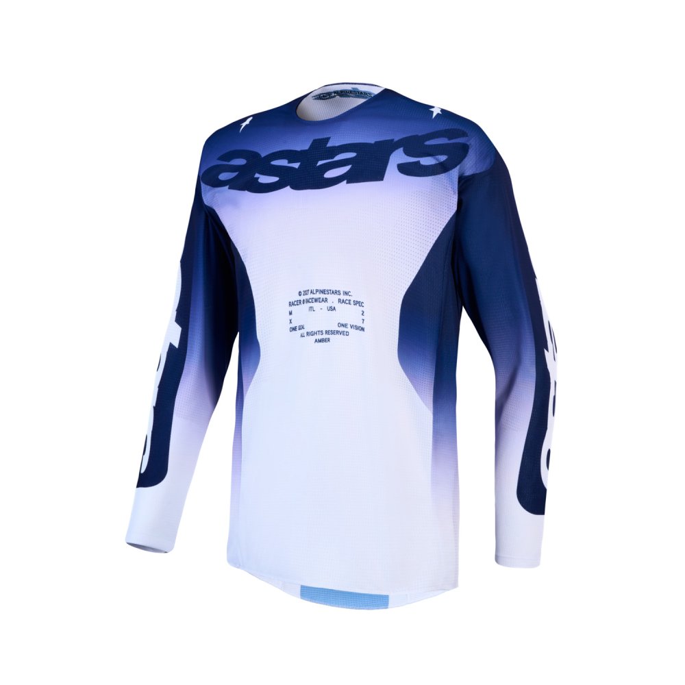 dres RACER AIR AMBER, ALPINESTARS (modrá/bílá) 2027