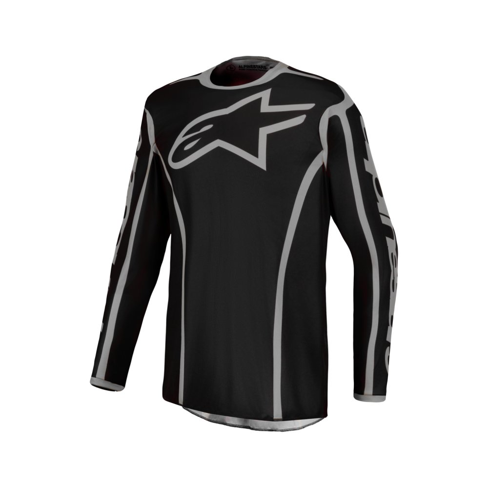 dres FLUID APEX V2, ALPINESTARS (černá/stříbrná) 2027