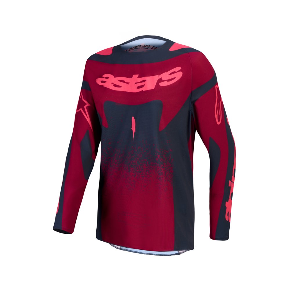 dres STELLA TECHSTAR SWAN, ALPINESTARS, dámské (purpurová/tmavě šedá/červená) 2027