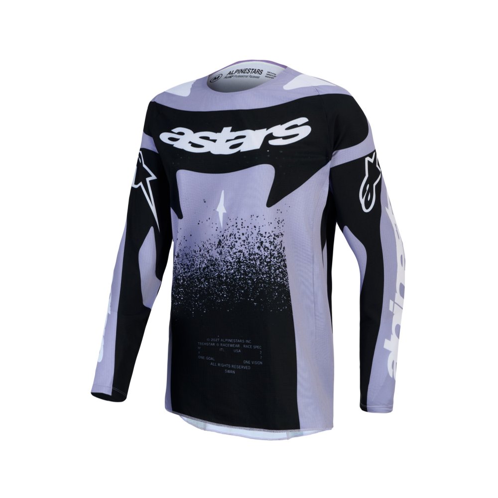 dres STELLA TECHSTAR SWAN, ALPINESTARS, dámské (světle fialová/černá) 2027