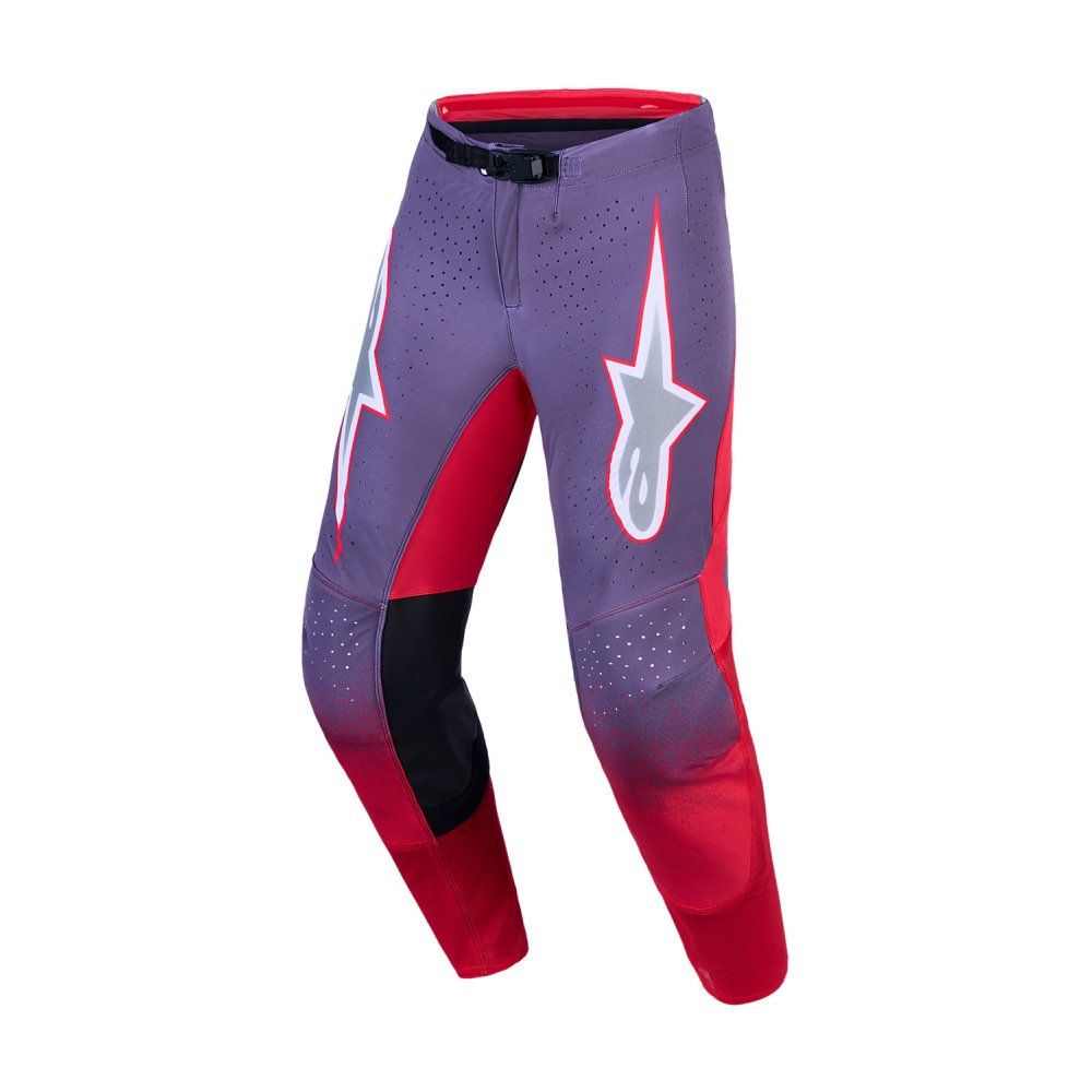 kalhoty SUPERTECH HITEN AFD, ALPINESTARS (tmavě šedá/červená fluo/šedá) 2027