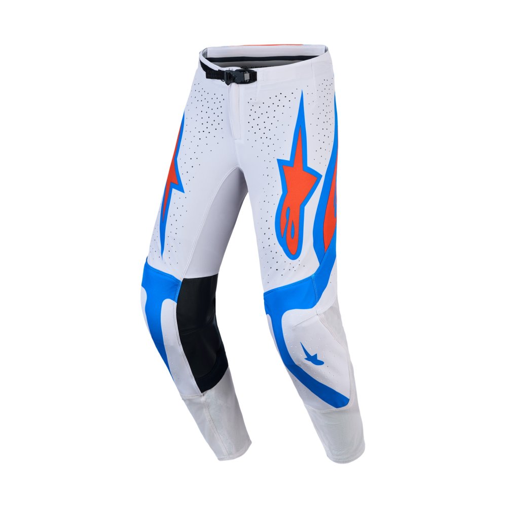 kalhoty SUPERTECH VESTA, ALPINESTARS (světle šedá/červená/modrá) 2027