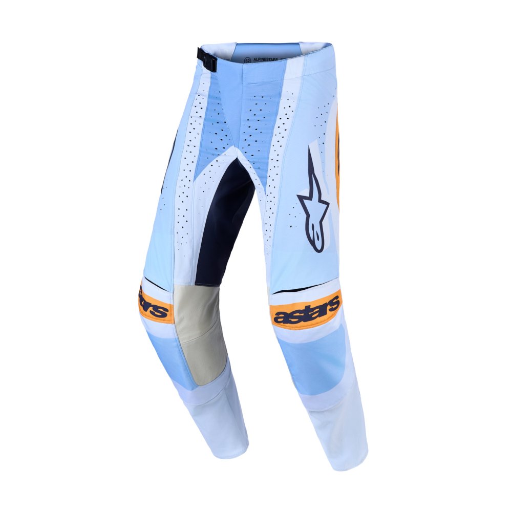 kalhoty TECHSTAR MAVEN, ALPINESTARS (světle modrá/světle oranžová/černá) 2027
