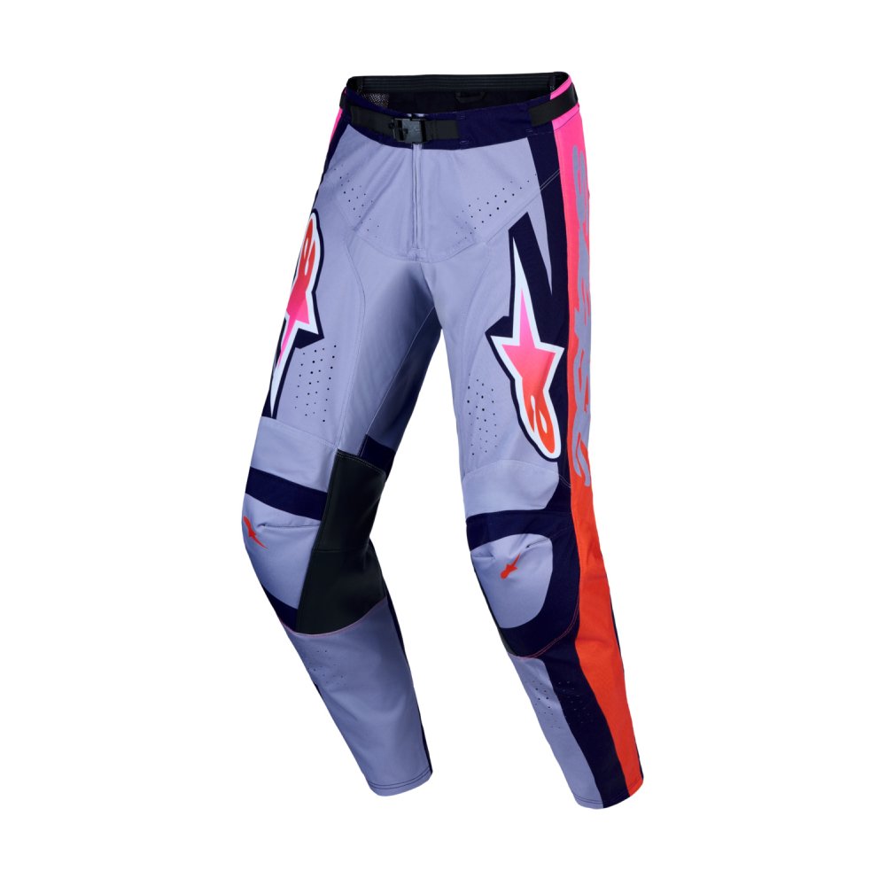 kalhoty RACER AIR HUNT, ALPINESTARS (světle růžová/fialová) 2027