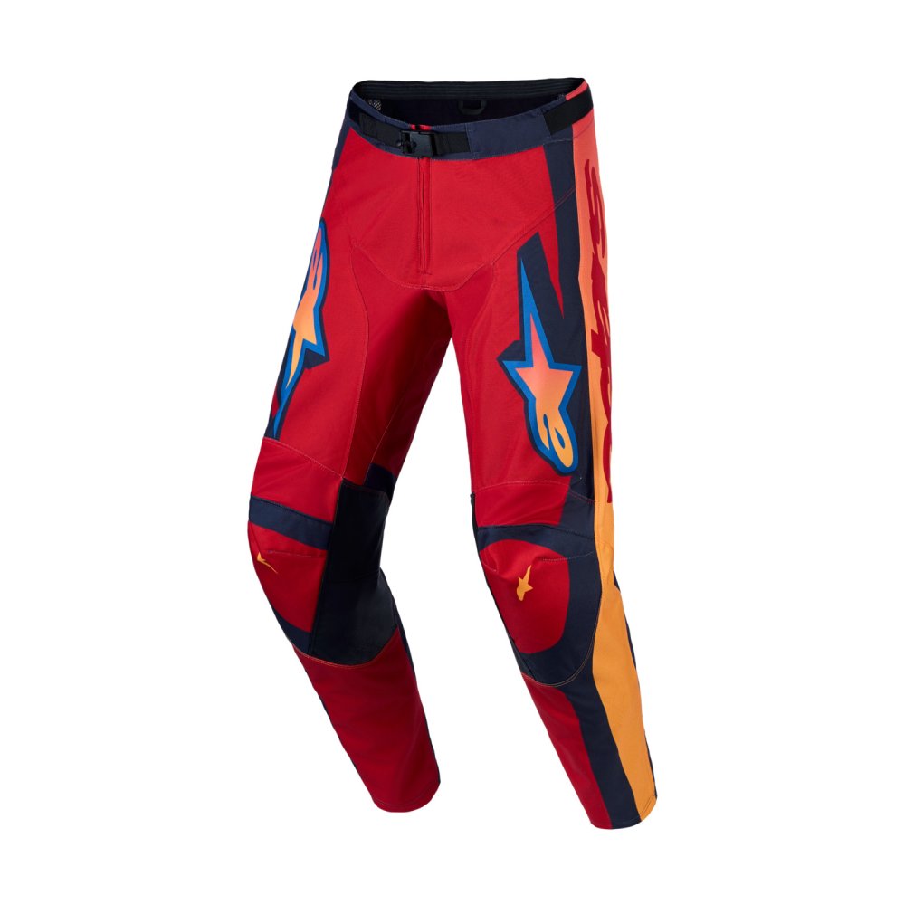 kalhoty RACER HUNT, ALPINESTARS (červená/tmavě šedá/gradient) 2027