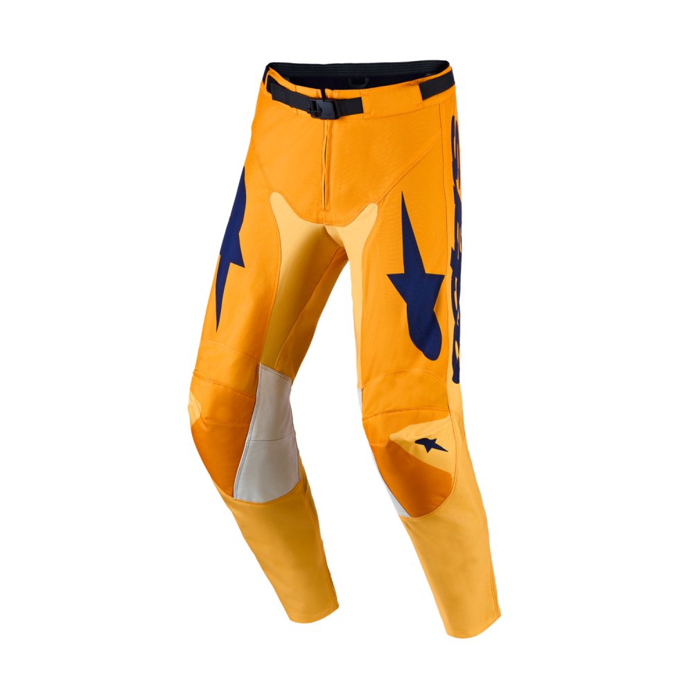 kalhoty RACER AMBER, ALPINESTARS (oranžová/zlatá/tmavě modrá) 2027