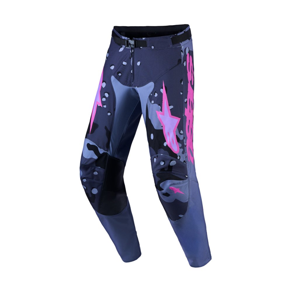 kalhoty RACER LONE, ALPINESTARS (šedá camo/fialová) 2027