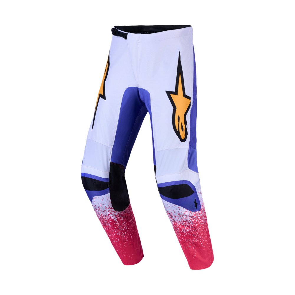 kalhoty FLUID DRAG, ALPINESTARS (světle šedá/fialová/zlatá) 2027