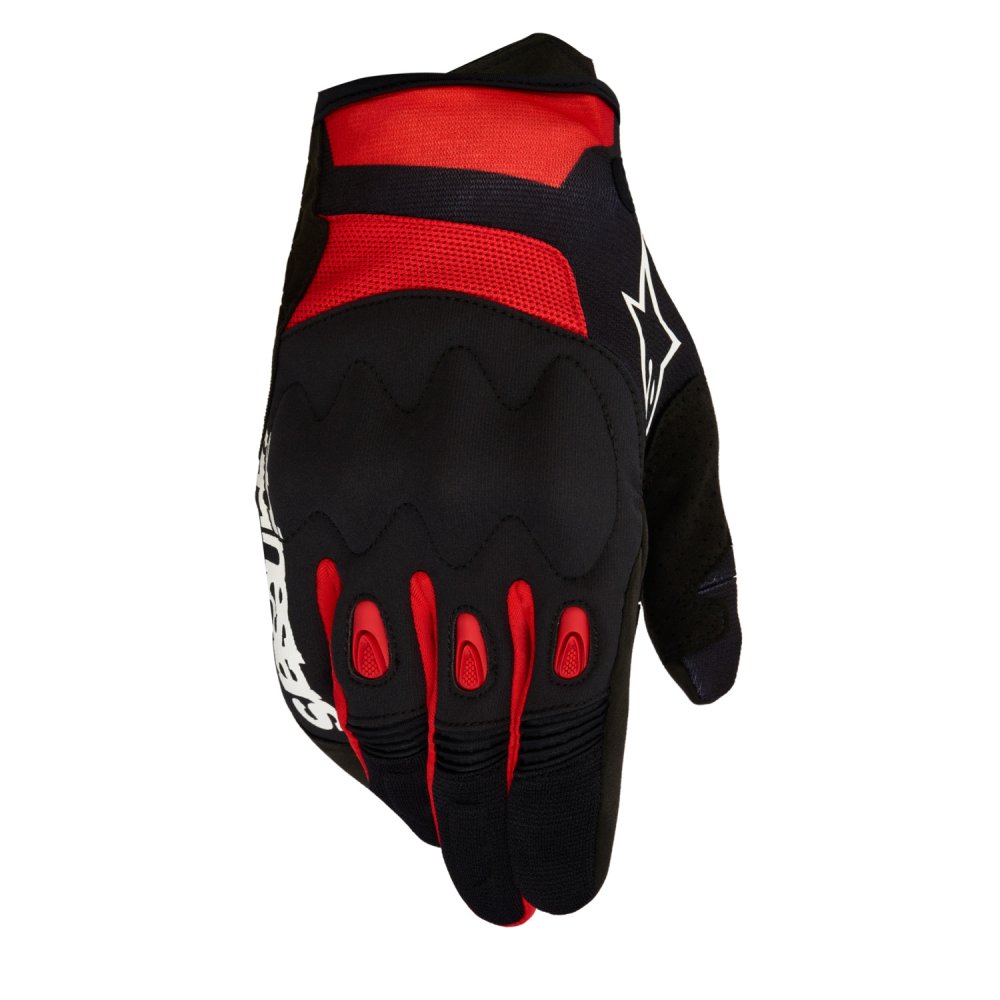 rukavice TECHDURA, ALPINESTARS (černá/červená) 2027