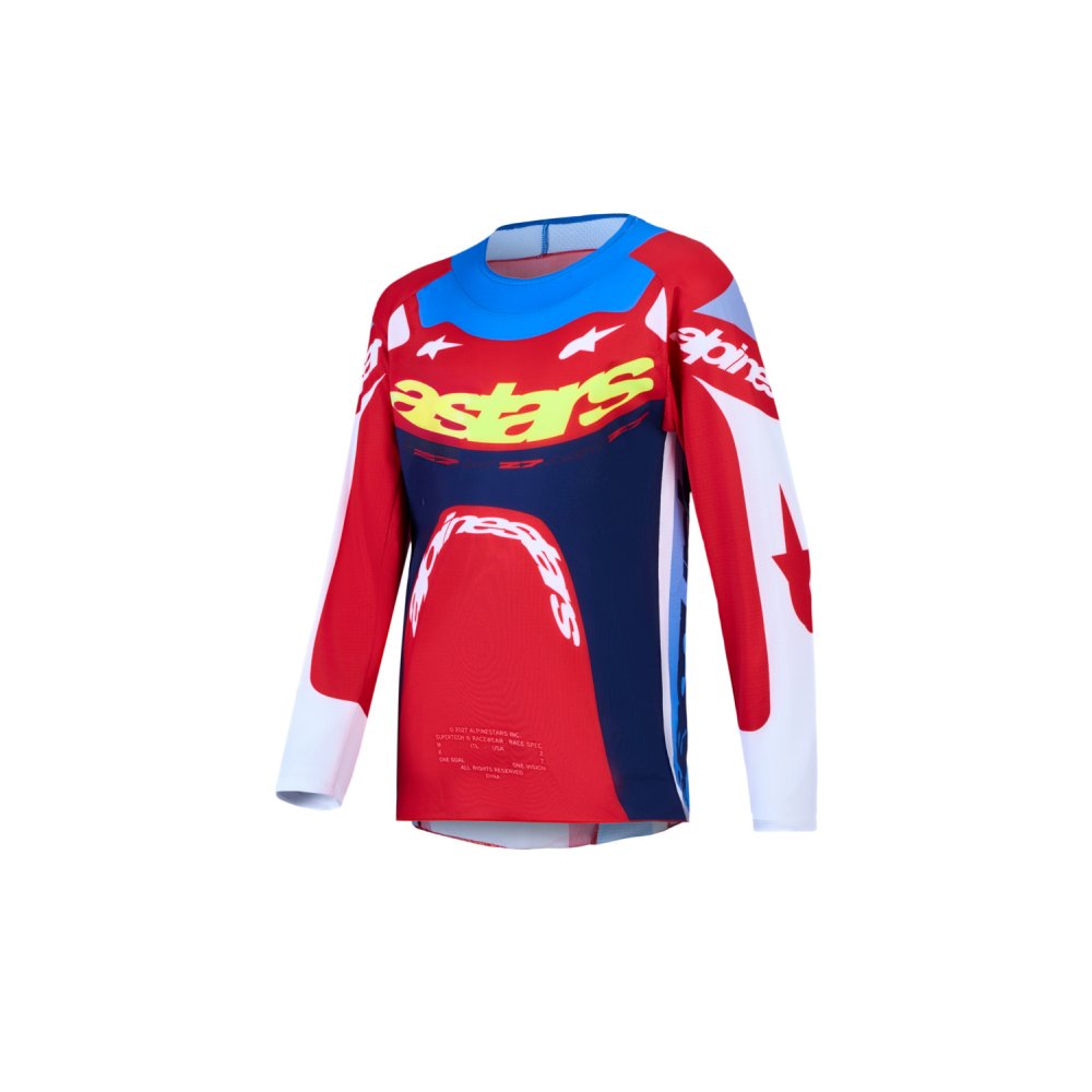 dres SUPERTECH DYNA YOUTH, ALPINESTARS, dětské (červená/bílá/modrá/zelená/černá) 2027