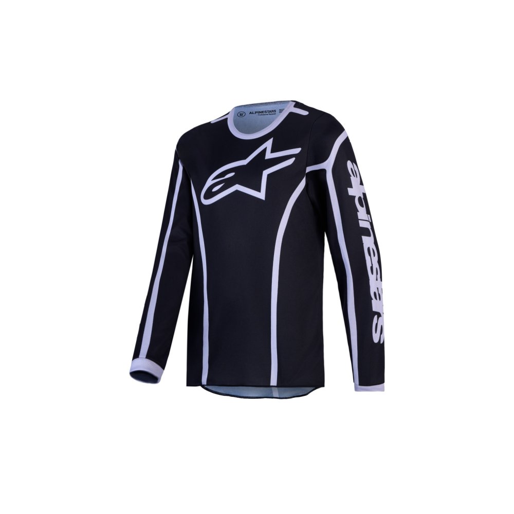 dres FLUID APEX V2 YOUTH, ALPINESTARS, dětské (černá/stříbrná) 2027